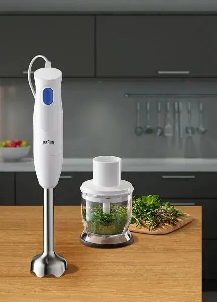 Braun Hand Blender – Powerful 2-in-1 & Multi-Speed Stick Blenders for Soups, Smoothies & Chopping | خلاط يدوي براون كهربائي
